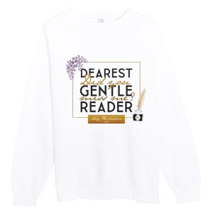 Whistledown Dearest Gentle Reader Premium Crewneck Sweatshirt