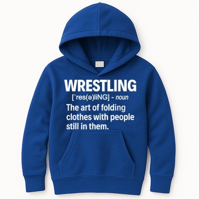 Wrestling Definition Great Gift Kids Hoodie