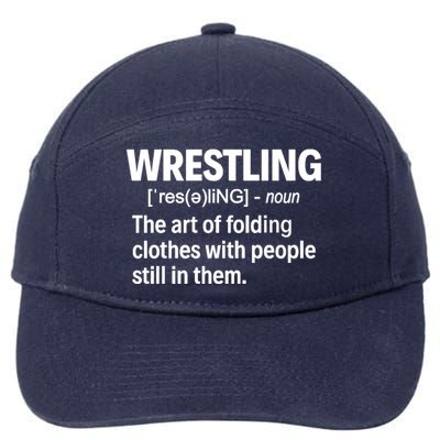 Wrestling Definition Great Gift 7-Panel Snapback Hat