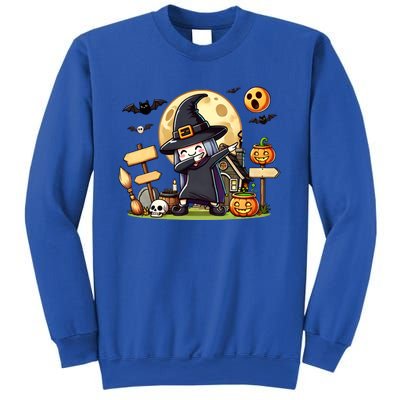 Witch Dabbing Halloween Trick Treat Funny Pumpkin Gift Sweatshirt