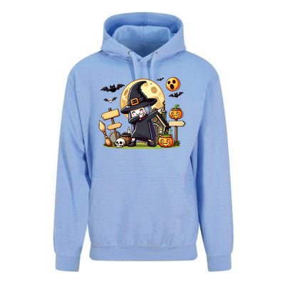 Witch Dabbing Halloween Trick Treat Funny Pumpkin Gift Unisex Surf Hoodie