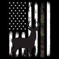 Whitetail Deer Hunting Hunter Gifts Buck Camo American Toddler Fine Jersey T-Shirt