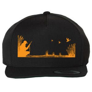 Waterfowl Duck Hunters Upland Game Bird Hunting Funny Gift Wool Snapback Cap