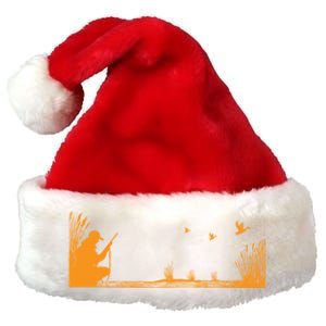 Waterfowl Duck Hunters Upland Game Bird Hunting Funny Gift Premium Christmas Santa Hat