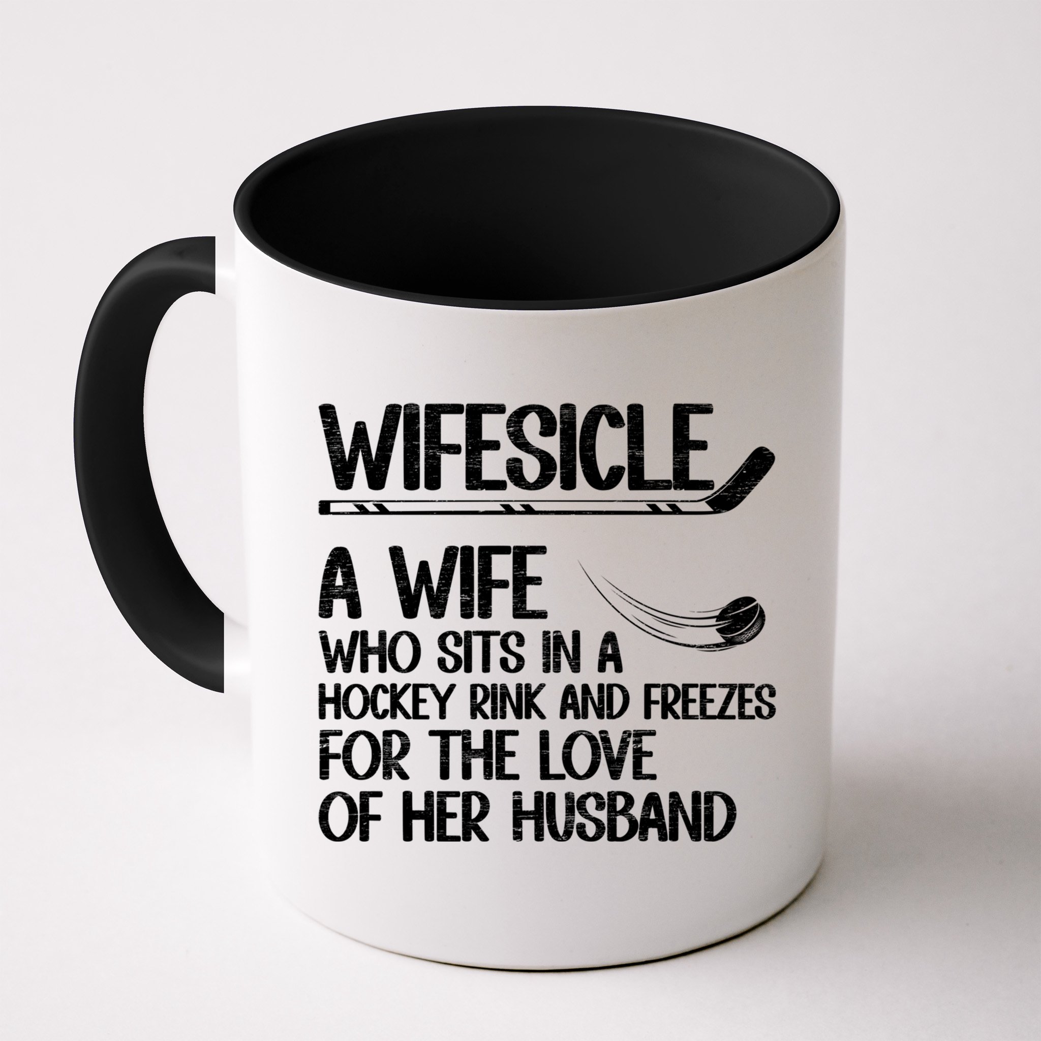 Wifesicle Definition Hockey Wife Of A Hockey Player Wife Funny Gift Mug