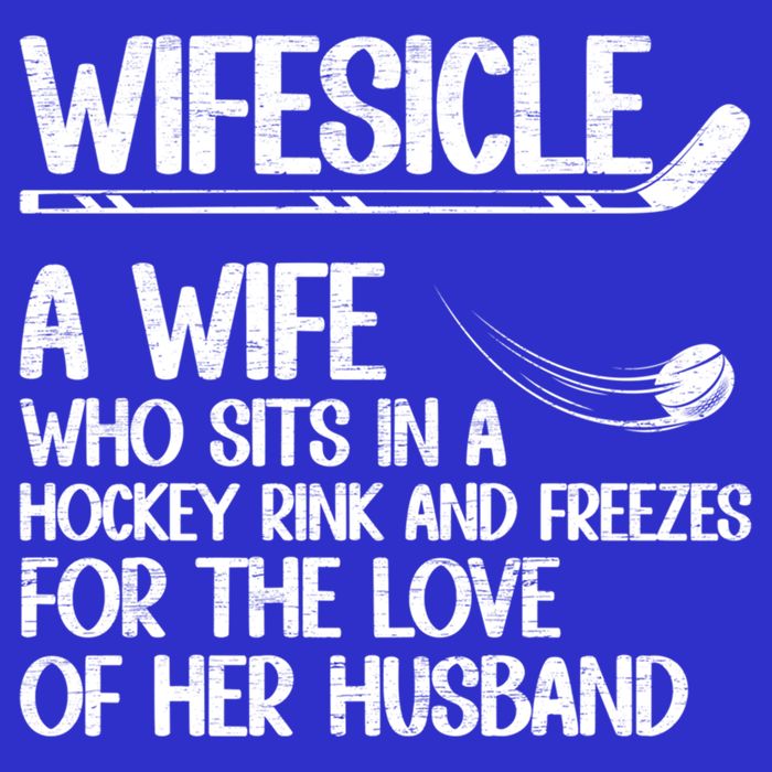 Wifesicle Definition Hockey Wife Of A Hockey Player Wife Funny Gift Womens Tank Top