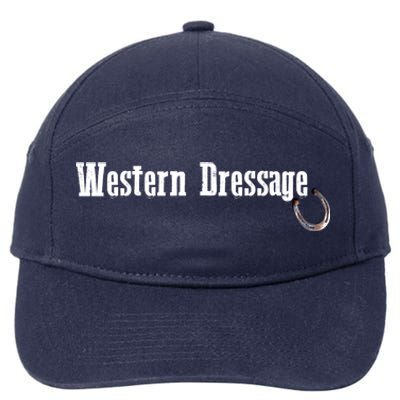 Western Dressage Horseback Riding Horse Mom Birthday Gift 7-Panel Snapback Hat