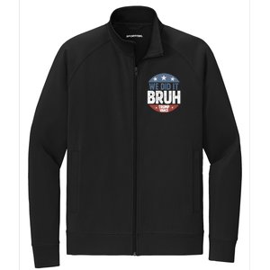 We Did It Bruh Won Trump Vance 2024 Stretch Full-Zip Cadet Jacket