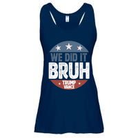 We Did It Bruh Won Trump Vance 2024 Ladies Essential Flowy Tank