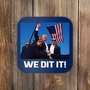 We Did It Trump 45 47 Xmas 2024 Coaster