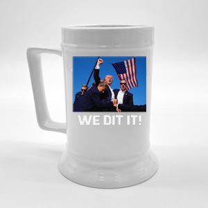 We Did It Trump 45 47 Xmas 2024 Beer Stein