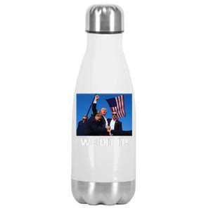 We Did It Trump 45 47 Xmas 2024 Stainless Steel Insulated Water Bottle