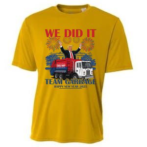 We Did It Team Garbage Trump 2025 Happy New Year Cooling Performance Crew T-Shirt