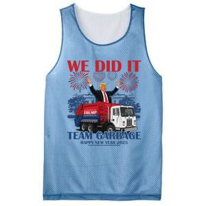 We Did It Team Garbage Trump 2025 Happy New Year Mesh Reversible Basketball Jersey Tank