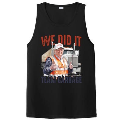 We Did It Team Garbage Donald Trump President PosiCharge Competitor Tank