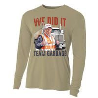 We Did It Team Garbage Donald Trump President Cooling Performance Long Sleeve Crew