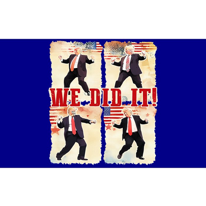 We Did It Trump Dancing Trump Inauguration Day 2025 Bumper Sticker