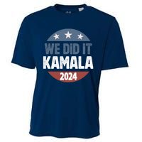 We Did It We Won Kamala Walz 2024 Election Cooling Performance Crew T-Shirt