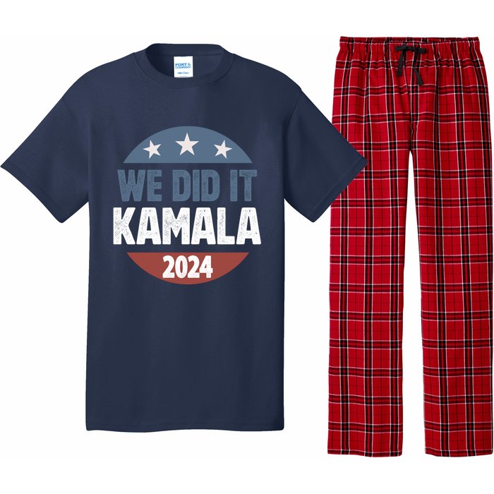 We Did It We Won Kamala Walz 2024 Election Pajama Set