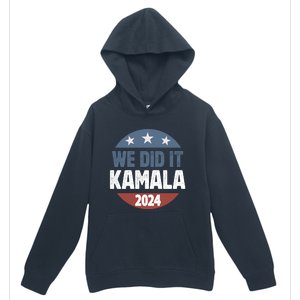 We Did It We Won Kamala Walz 2024 Election Urban Pullover Hoodie