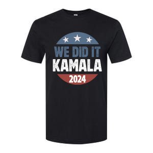 We Did It We Won Kamala Walz 2024 Election Softstyle CVC T-Shirt