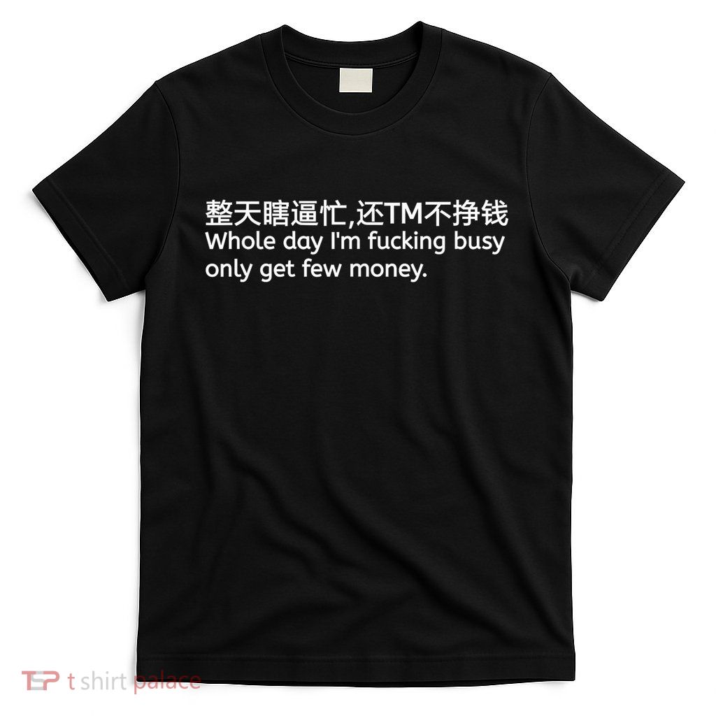 Whole Day I’m Fucking Busy Only Get Few Money T-Shirt