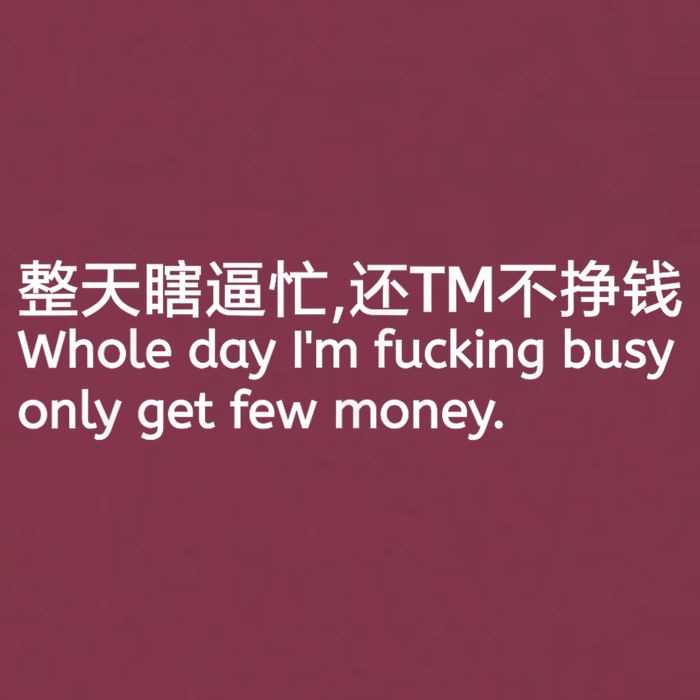 Whole Day I’m Fucking Busy Only Get Few Money 16oz Travel Tumbler