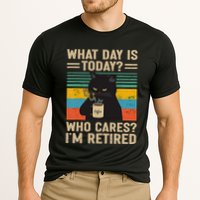 What Day Is Today Who Cares Im Retired Cat And Coffee Performance Shirt