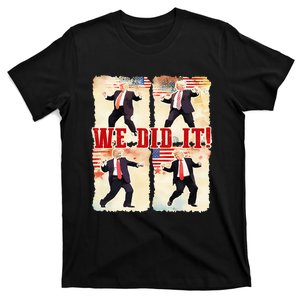 We Did It Trump Dancing Trump Inauguration Day 2025 47th Usa T-Shirt