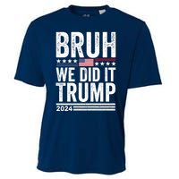 We Did It Bruh We Won Trump Vance 2024 Cooling Performance Crew T-Shirt