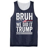 We Did It Bruh We Won Trump Vance 2024 Mesh Reversible Basketball Jersey Tank