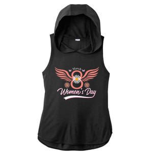 Women's Day Is Every Day 8th Of March Break The Bias Culture Funny Ladies PosiCharge Tri-Blend Wicking Draft Hoodie Tank