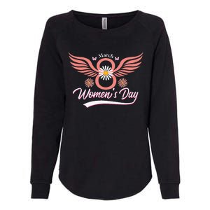 Women's Day Is Every Day 8th Of March Break The Bias Culture Funny Womens California Wash Sweatshirt