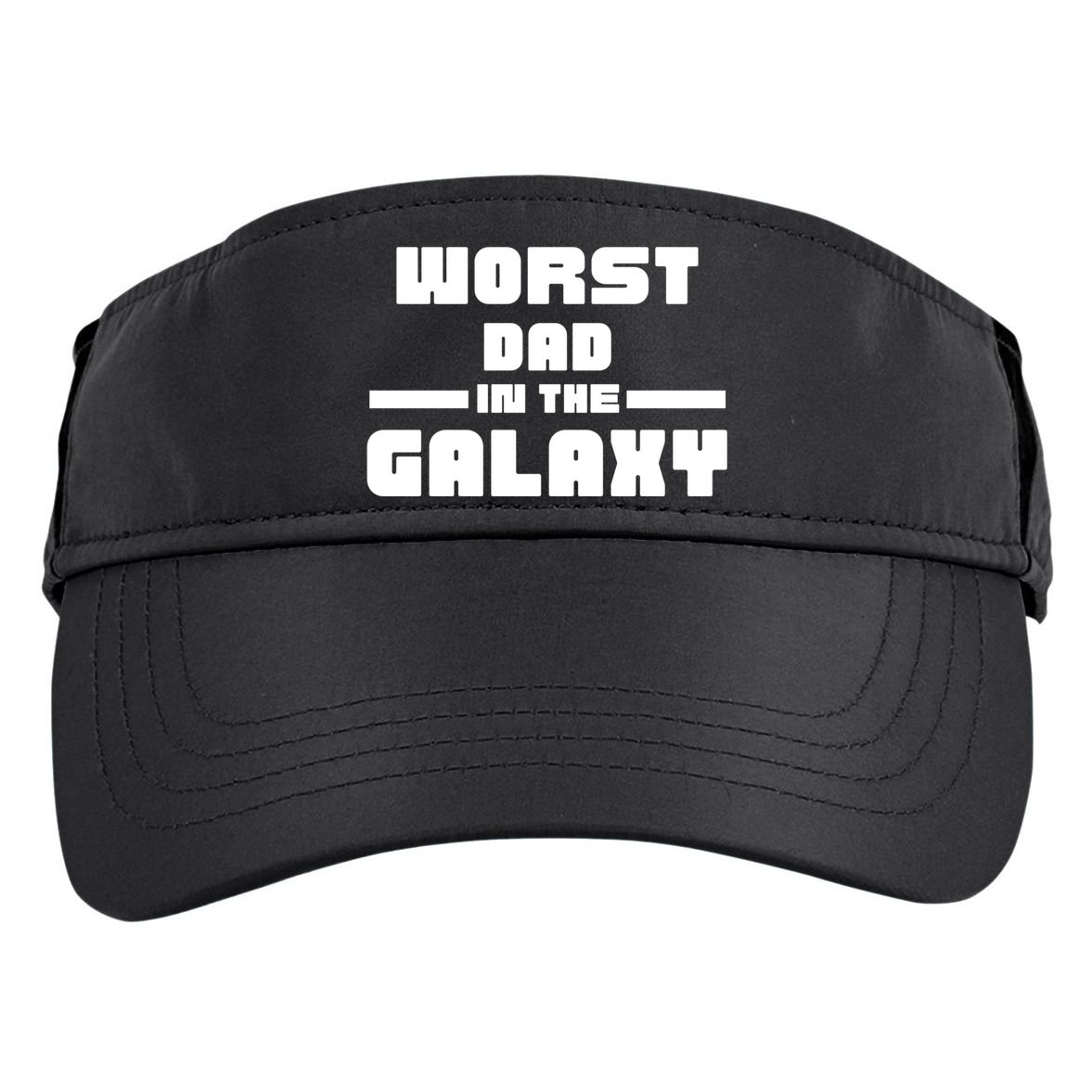 Worst Dad In The Galaxy Gift Adult Drive Performance Visor
