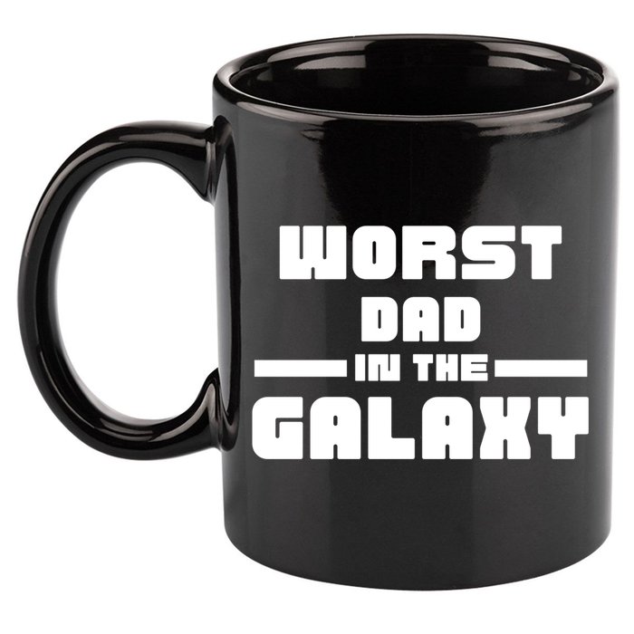 Worst Dad In The Galaxy Gift 11oz C Handle Ceramic Mug