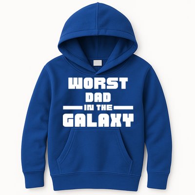 Worst Dad In The Galaxy Gift Kids Hoodie