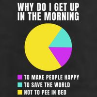 Why Do I Get Up In The Morning Funny I Have To Pee Crop Fleece Hoodie