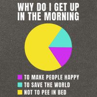 Why Do I Get Up In The Morning Funny I Have To Pee Cotton Canvas Backpack