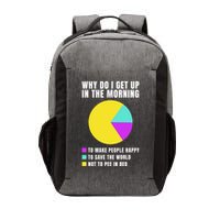 Why Do I Get Up In The Morning Funny I Have To Pee Vector Backpack