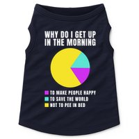 Why Do I Get Up In The Morning Funny I Have To Pee Doggie Tank