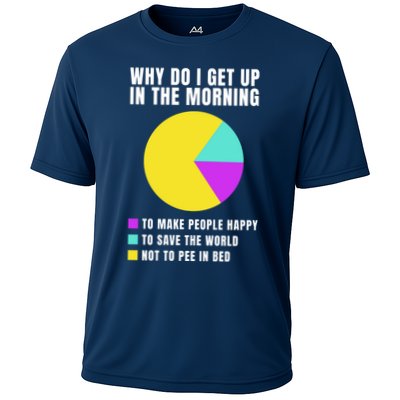 Why Do I Get Up In The Morning Funny I Have To Pee Performance Shirt