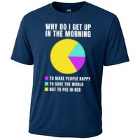 Why Do I Get Up In The Morning Funny I Have To Pee Performance Shirt