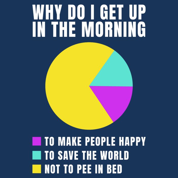 Why Do I Get Up In The Morning Funny I Have To Pee Sweatshirt