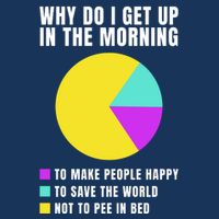Why Do I Get Up In The Morning Funny I Have To Pee Flat Bill Trucker Hat