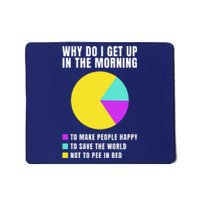 Why Do I Get Up In The Morning Funny I Have To Pee Mousepad