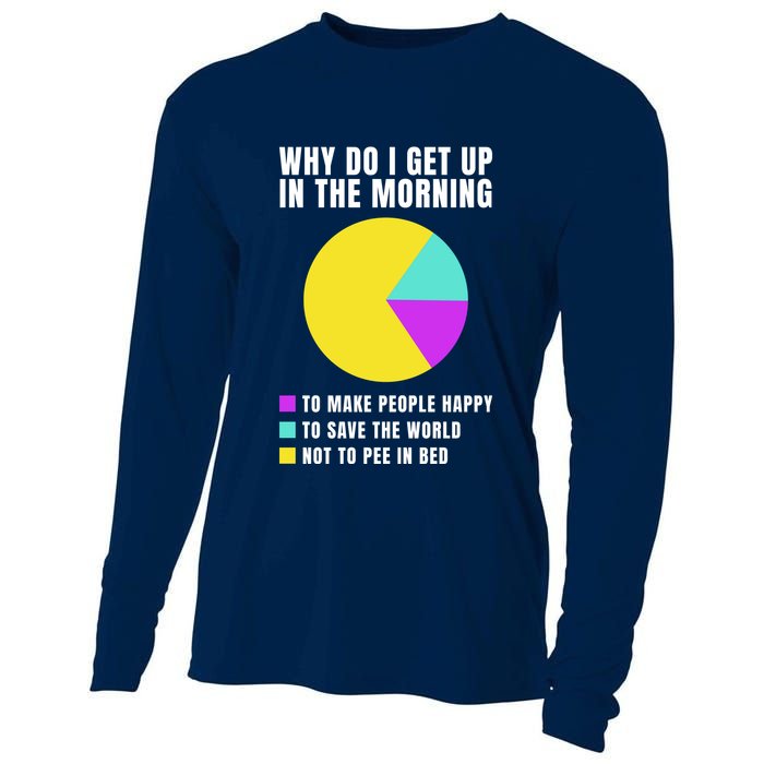 Why Do I Get Up In The Morning Funny I Have To Pee Cooling Performance Long Sleeve Crew