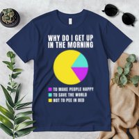 Why Do I Get Up In The Morning Funny I Have To Pee Premium T-Shirt