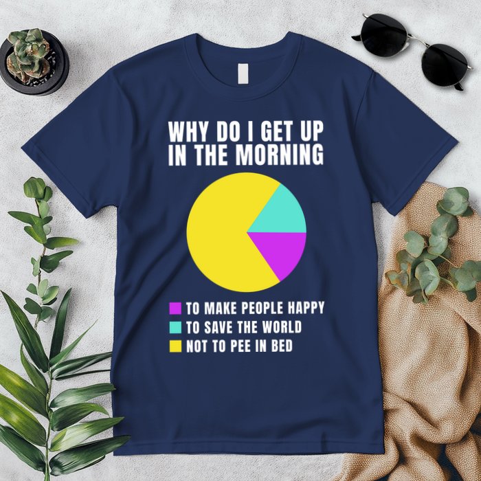 Why Do I Get Up In The Morning Funny I Have To Pee Premium T-Shirt