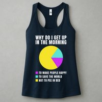 Why Do I Get Up In The Morning Funny I Have To Pee Womens Tank Top