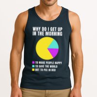 Why Do I Get Up In The Morning Funny I Have To Pee Tank Top